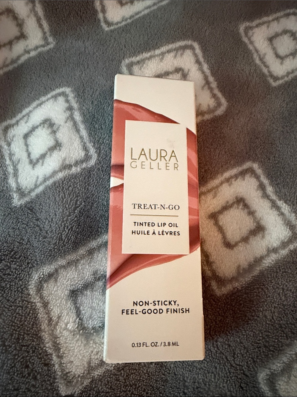 Laura Geller Tinted Lip Oil - Sheer Rose Pink- shade Crunch Time